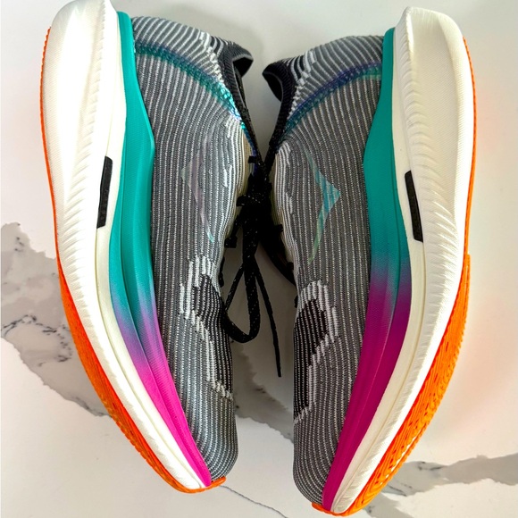 Hoka Cielo X1 Black/Electric Sky Aqua Carbon Running Shoe - Picture 10 of 15